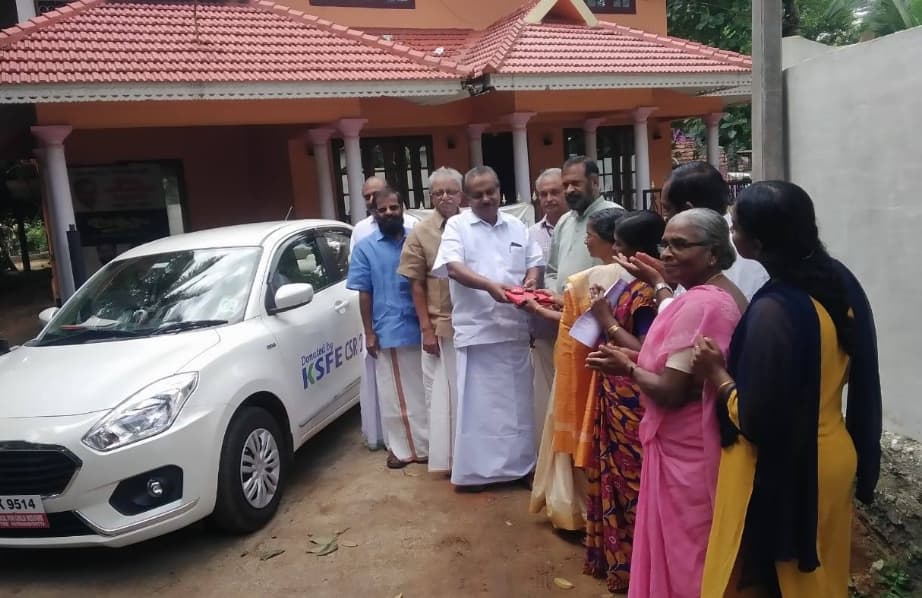 Car Donated to District Child Welfare Centre, Pathanamthitta